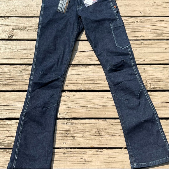 Dovetail Workwear DX Bootcut Cordura Indigo Denim Work Jeans TALL - Picture 7 of 11